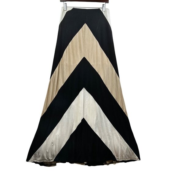 Daytrip Chevron Colorblock Boho Chic Summer Festival Maxi‎ Skirt – Size M - Picture 4 of 7